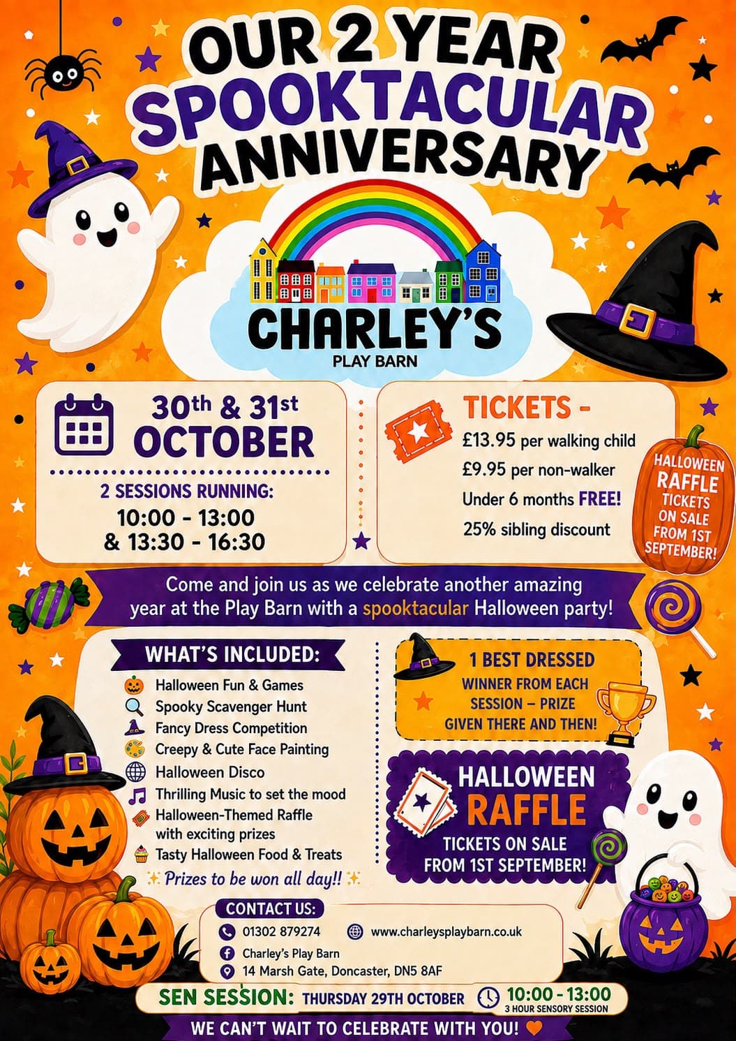 Special events at Charley's Play Barn